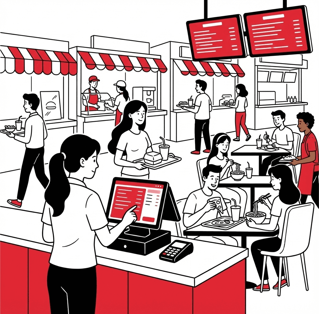 Food Court Management Dashboard